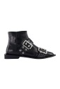 bottines-plates-feminines-a-boucle