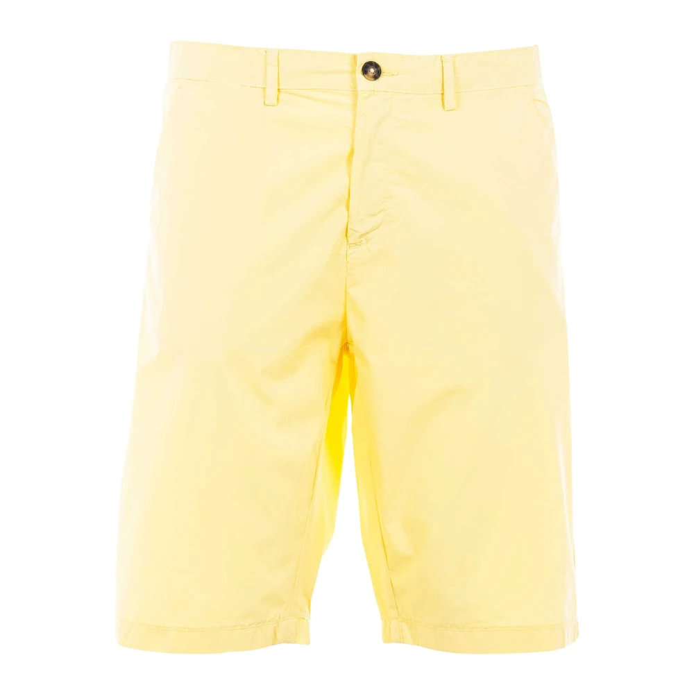 Liu Jo Heren Bermuda Jeans Shorts Yellow Heren