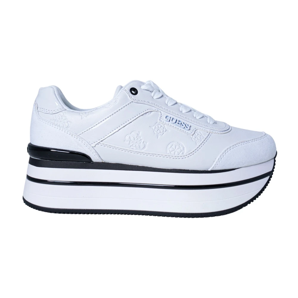 Guess Hansin Sneaker Dames Schoenen Wit