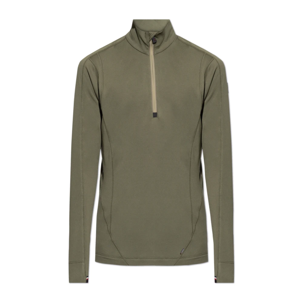 Moncler Logo sweatshirt Green Heren