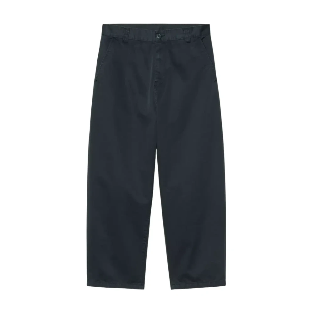 Carhartt Wip Men's Blue Brady Pant - Wide Trousers - S - Trousers