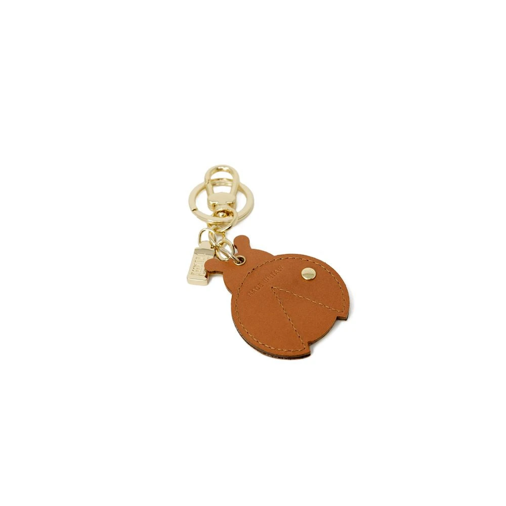 Alviero Martini 1a Classe Beige Leren Sleutelhanger Vrouwen Herfst Winter Collectie Beige Dames
