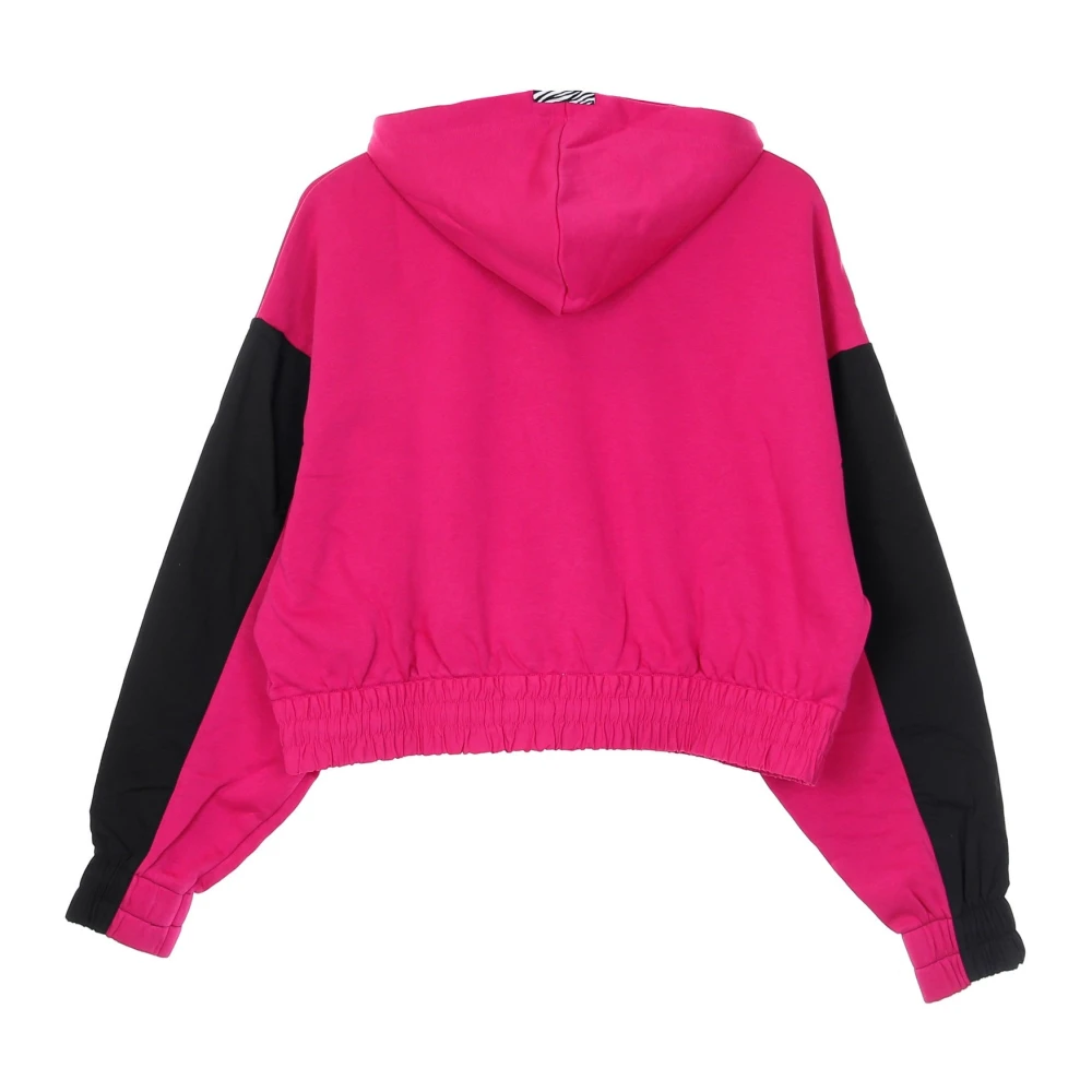 Nike Sportswear Icon Clash Cropped Hoodie Pink Dames