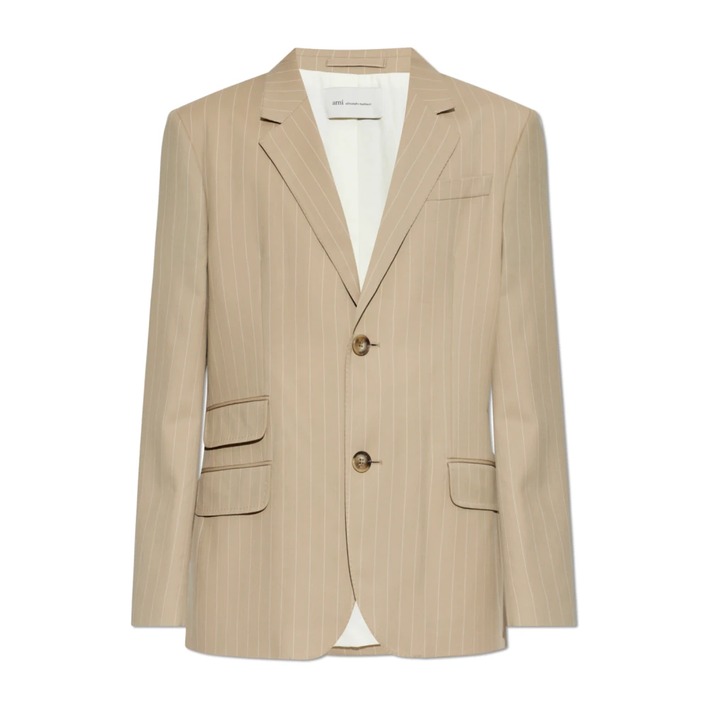 Ami Paris Uomo Beige Giacche, L, New,