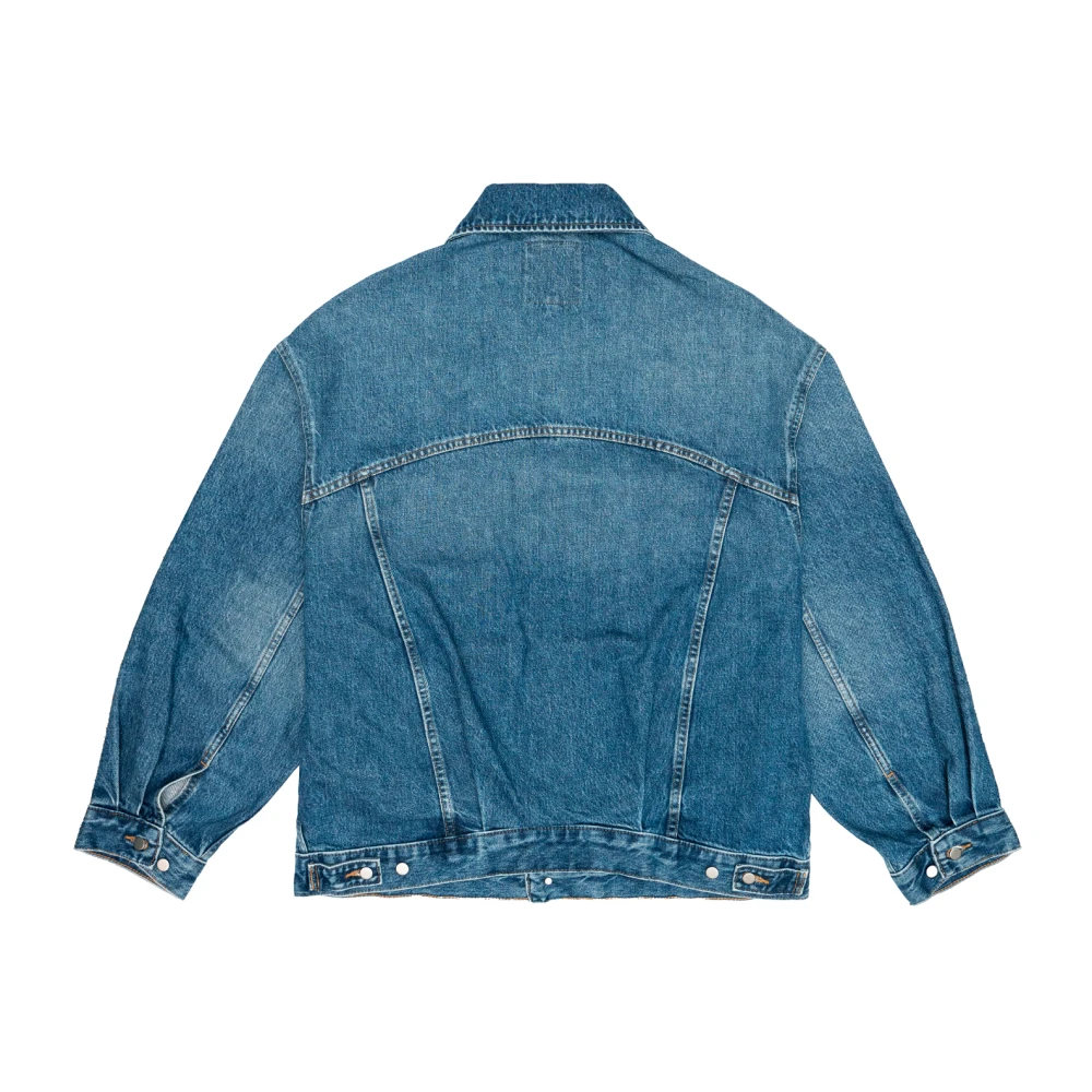 Edwin Arctic Blue Denim Oversized Jack Blue Heren