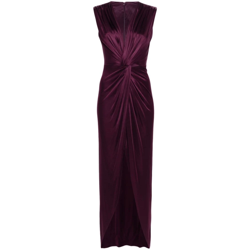 Costarellos Rode Elegante Jurk Aw24 Red Dames