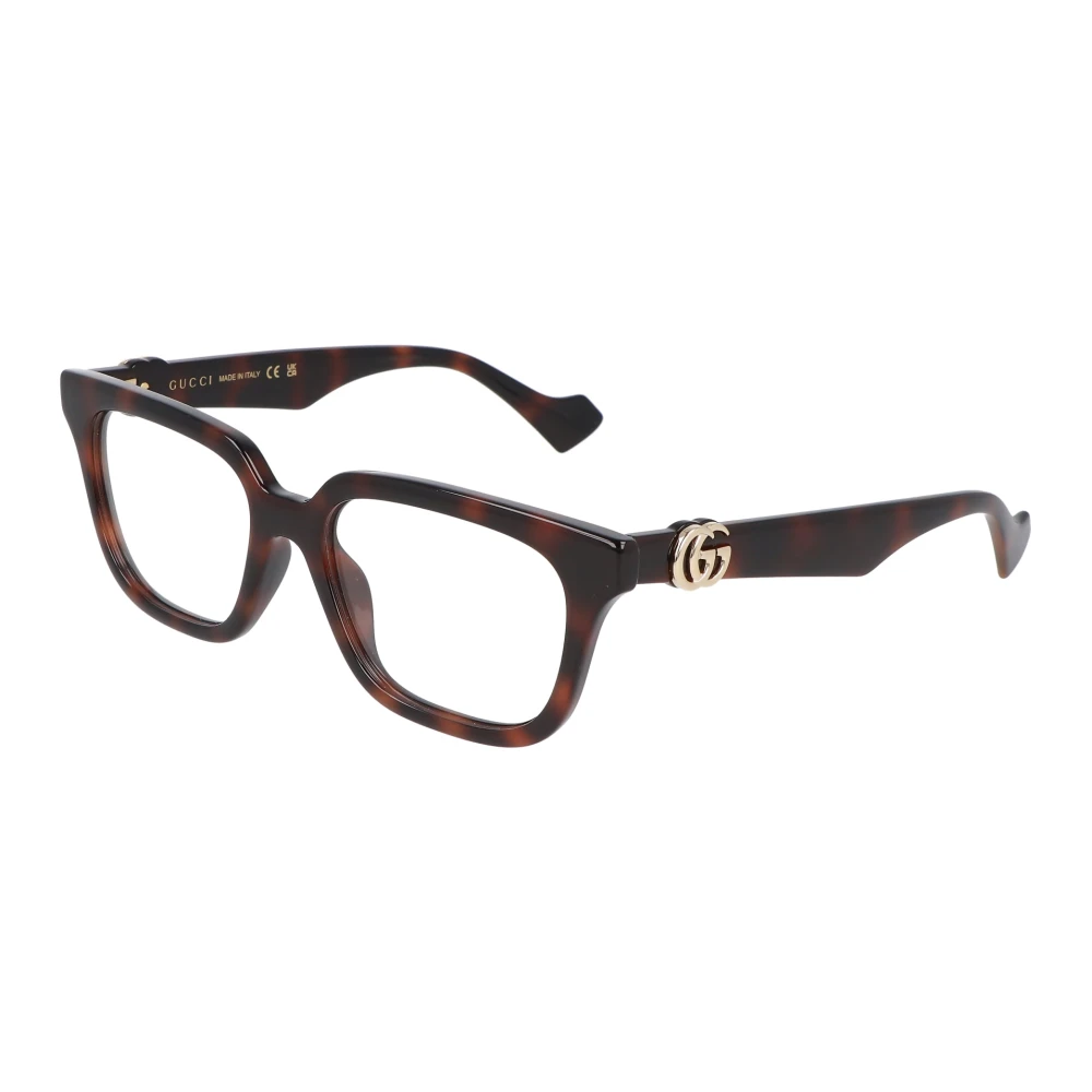 Gucci Vierkante acetaatbril Gg1536O Black Unisex