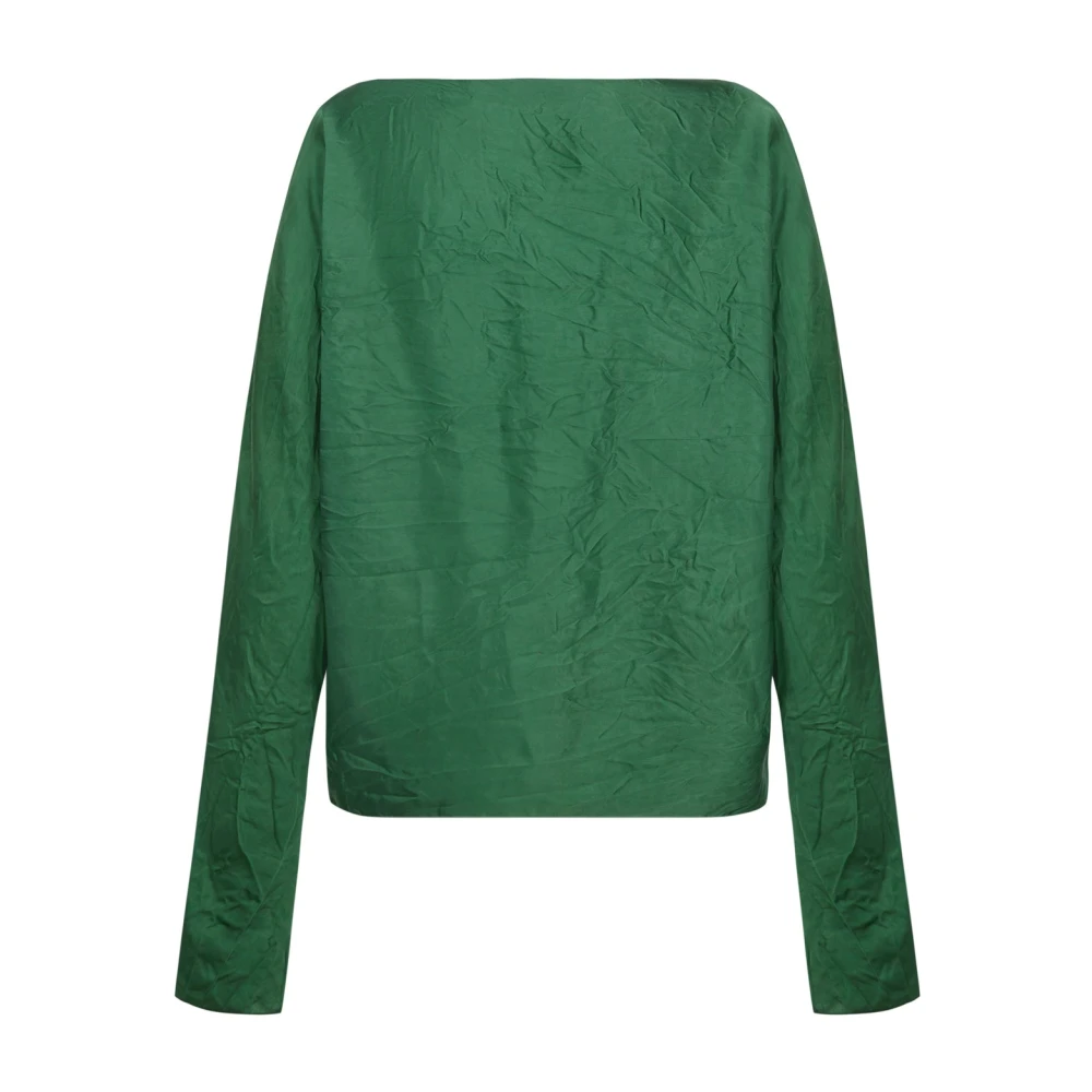 Cortana Oona top en cupro smaragdgroen Green Dames