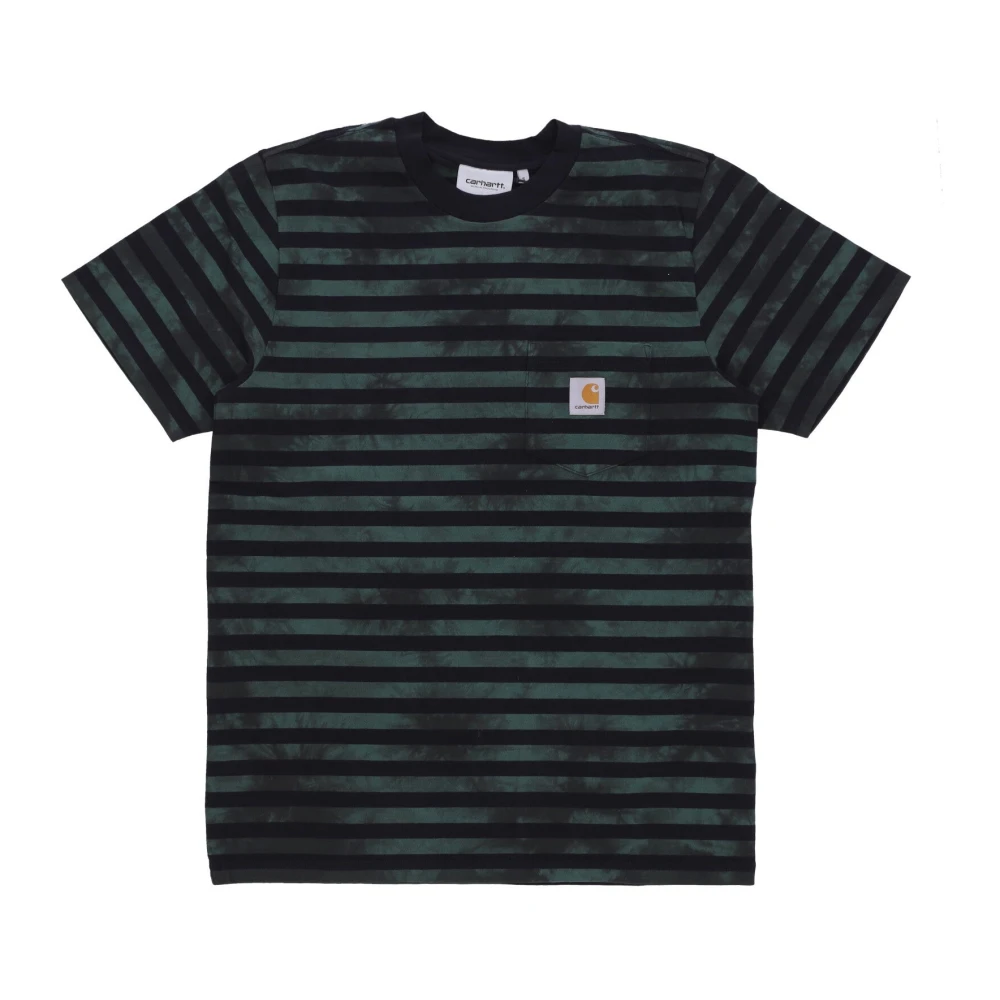 Carhartt WIP Pocket Tee Treehouse Chromo Korte Mouw T-shirt Green Heren