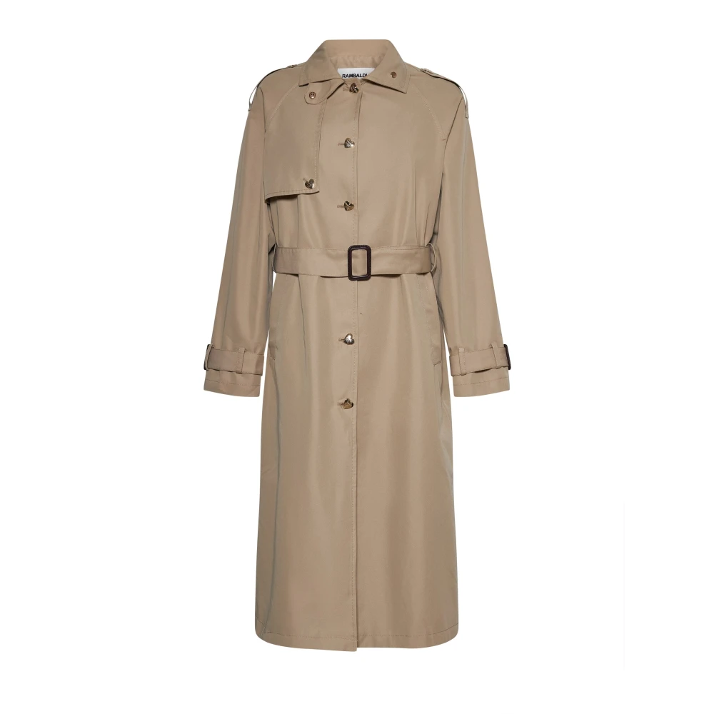 Silvian Heach Damen Beige Mäntel, 2XSgröße: