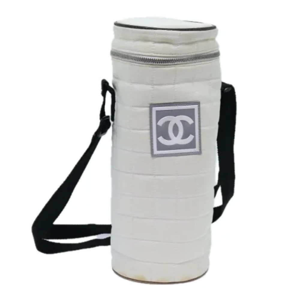 Chanel Vintage Pre-owned Nylon chanel-bags White Dames