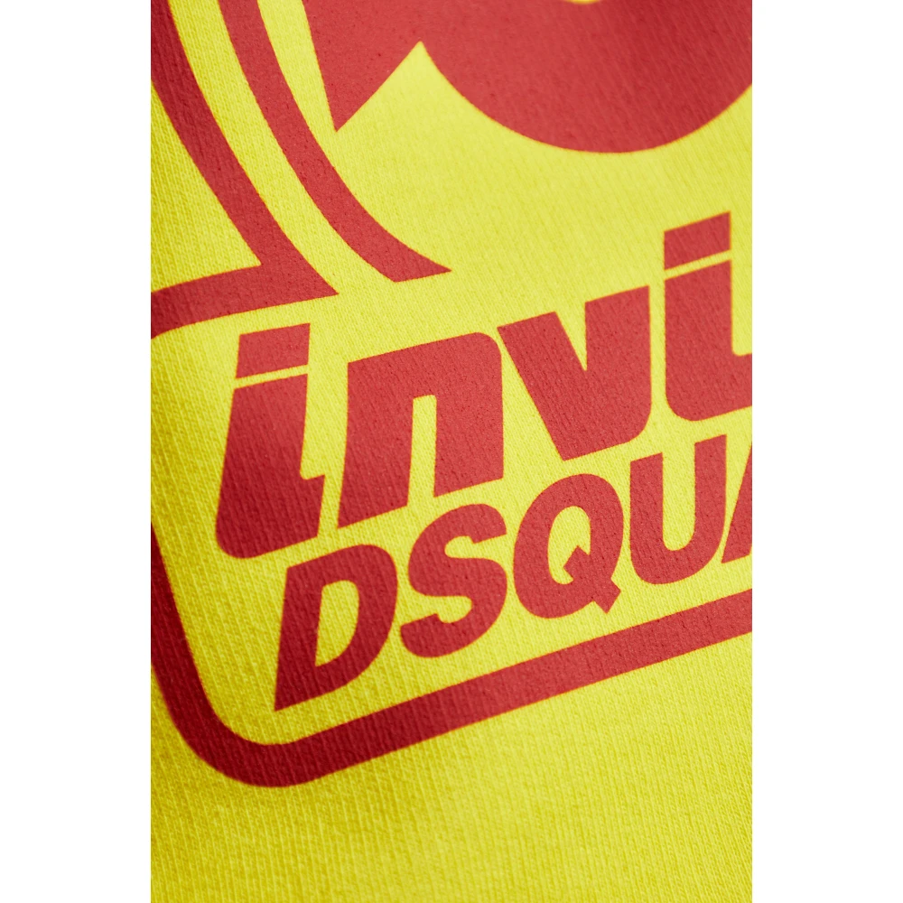 Dsquared2 Gedrukte sweatshirt Yellow Dames
