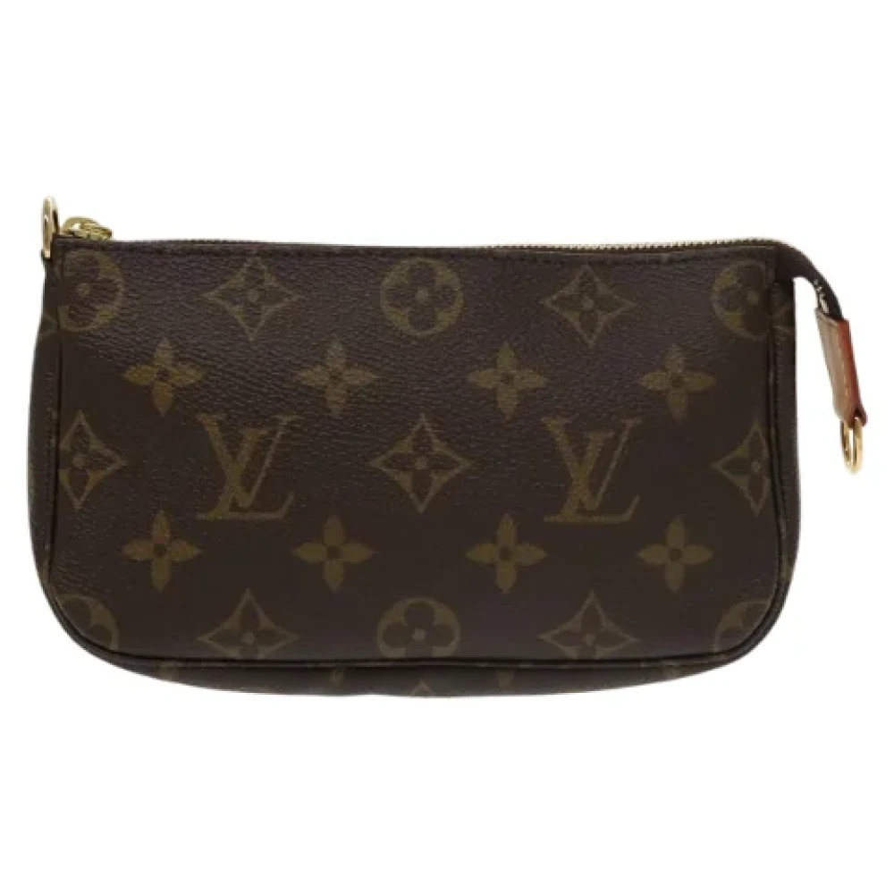Louis Vuitton Vintage Pre-owned Canvas pouches Brown Dames