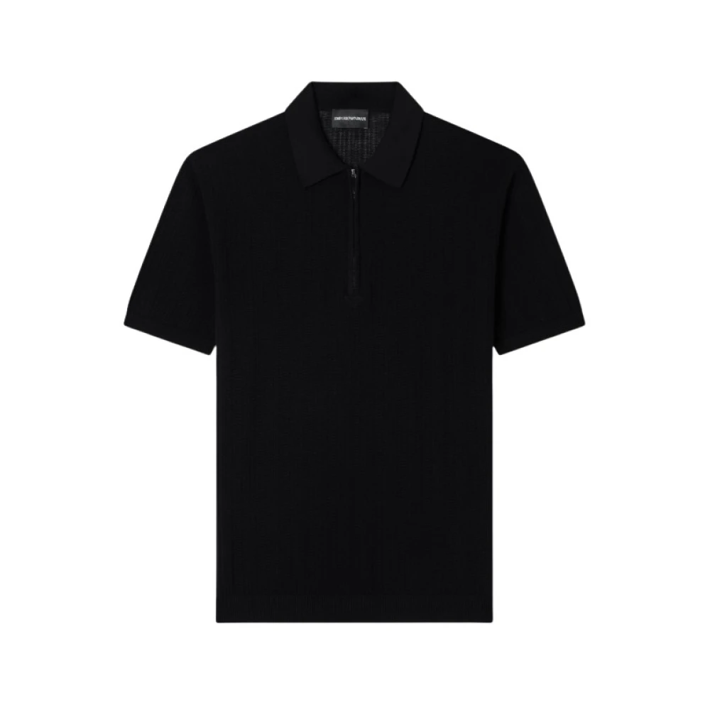 Emporio Armani Herr Svart Toppar S, Polo Shirts