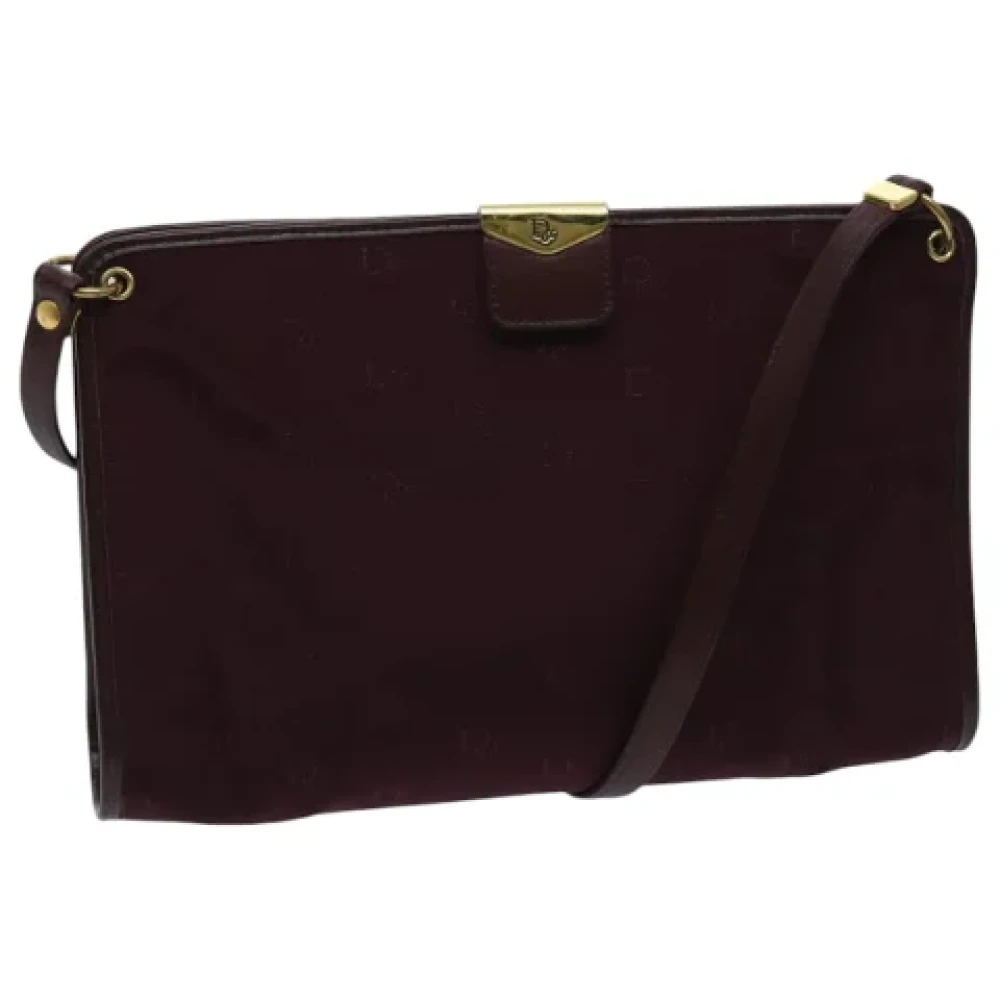 Dior Vintage Pre-owned Fabric dior-bags Red Dames