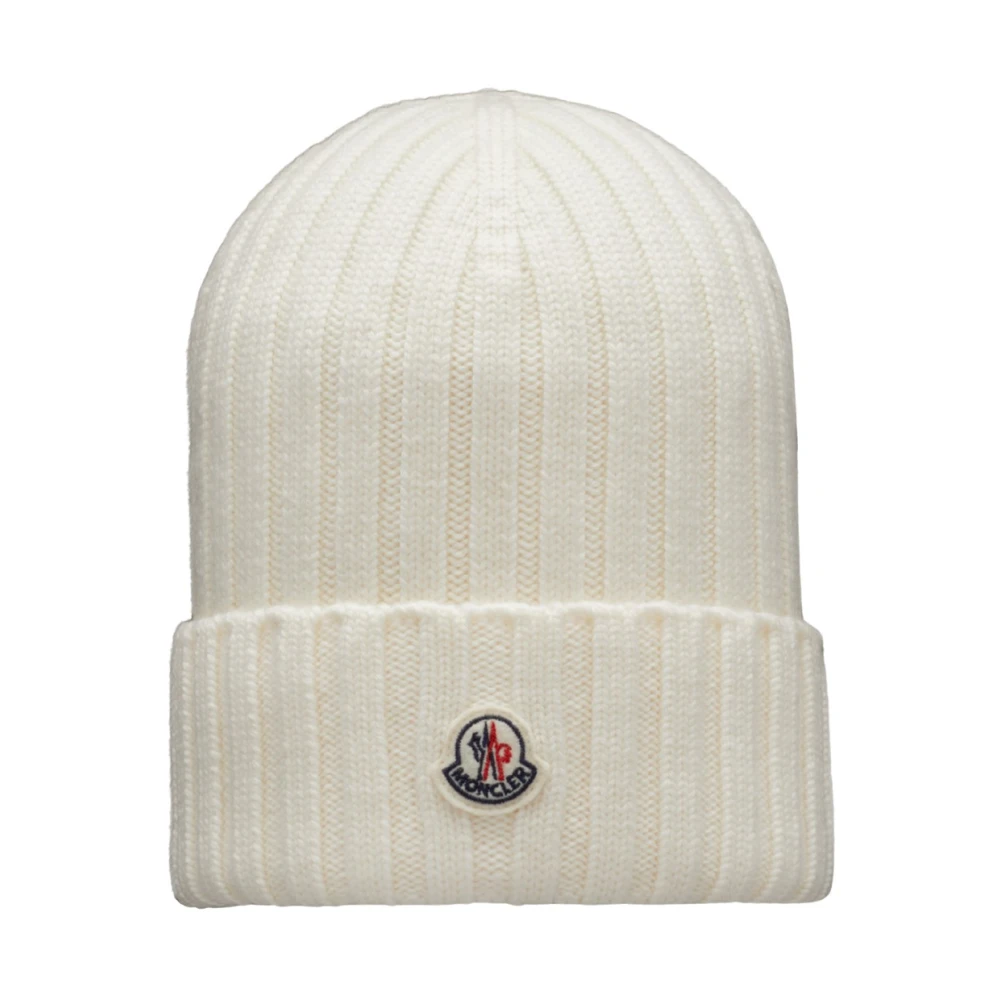 Moncler Stijlvolle Wintermuts voor Mannen White Dames
