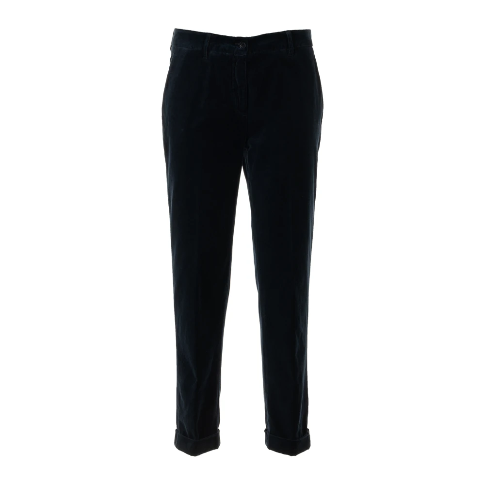 Aspesi Slim-Fit Blauwe Broek voor Vrouwen Blue Dames