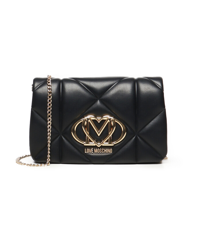 black-chain-shoulder-bag-with-gold-logo