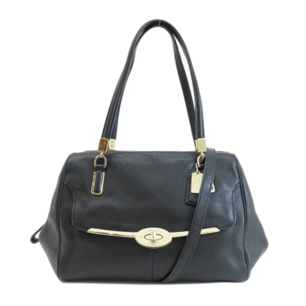 Coach Pre-owned Leather handbags Black Dames