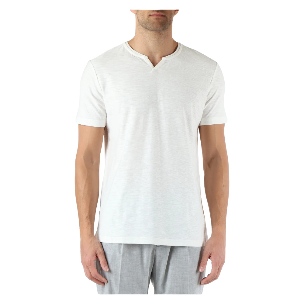 Antony Morato Regular Fit Vlam Katoenen T-shirt White Heren