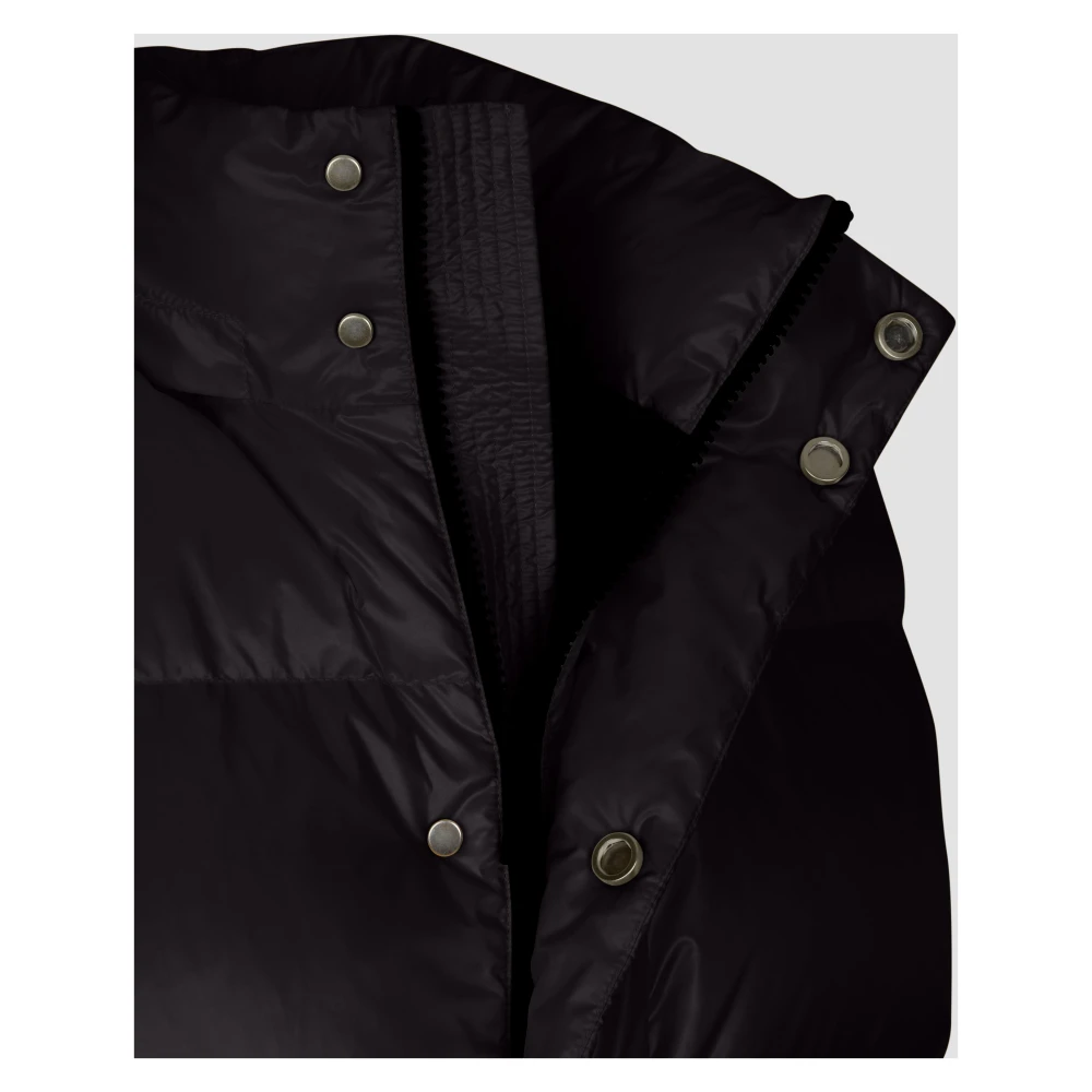add Vest IN Glanzend Nylon Black Heren