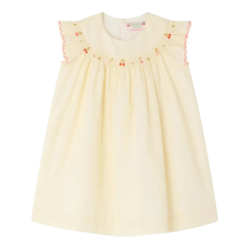 Bonpoint Girls Beige Dresses, 12 M, Baby Dresses