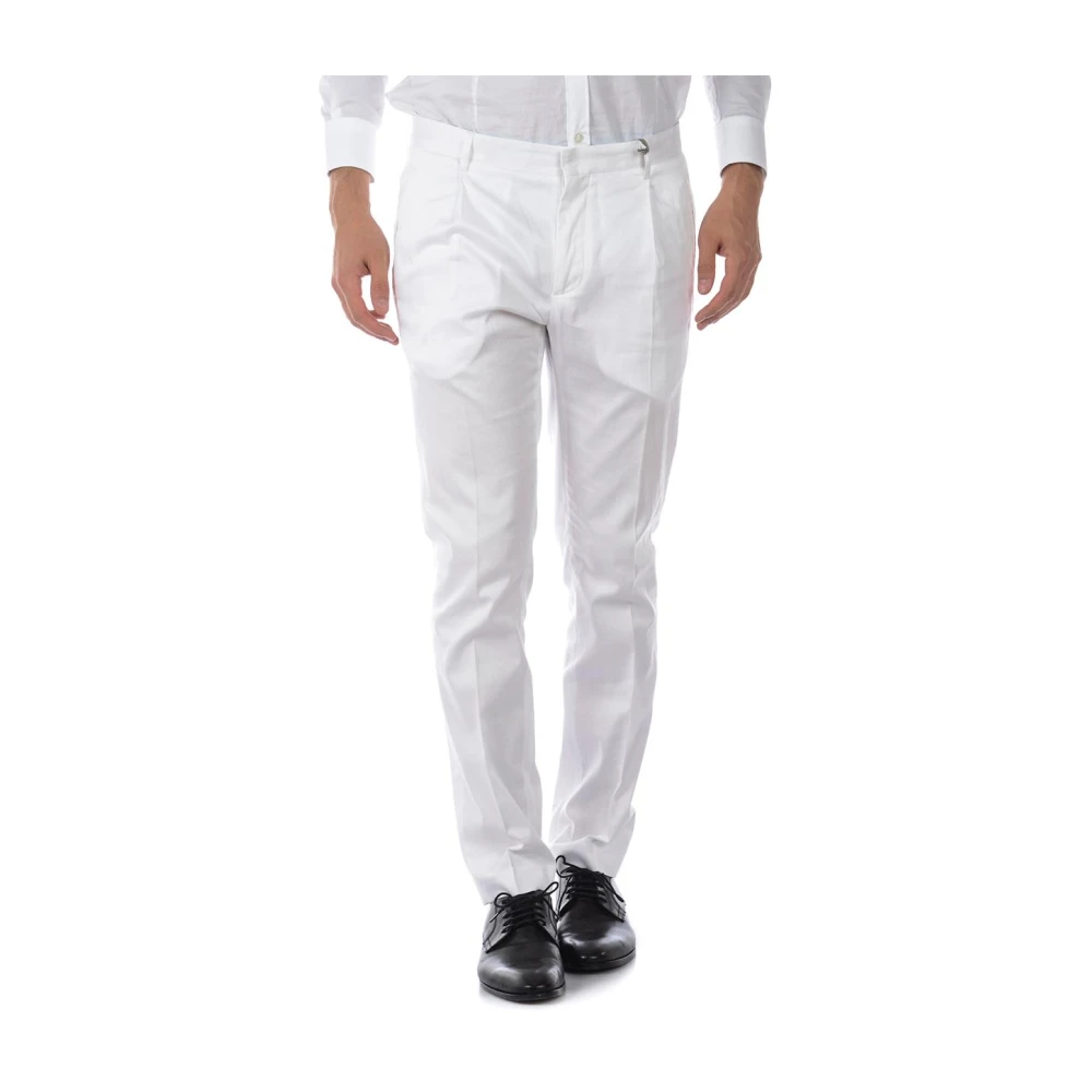 Daniele Alessandrini Men's White Jeans Trouser - Chinos - M - Trousers