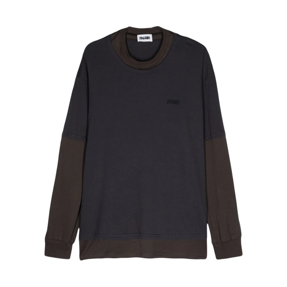 Magliano Oversized Crew-neck Tee in Blauw Grijs Gray Heren