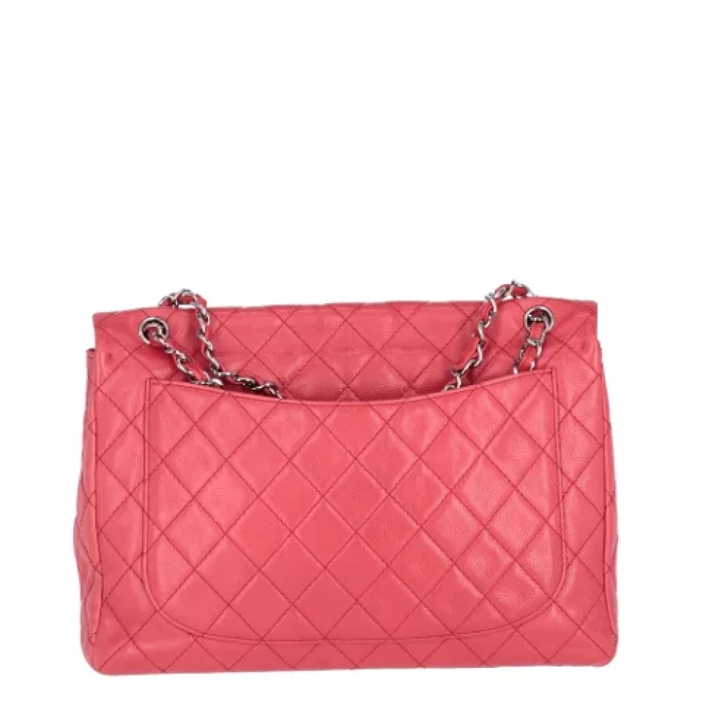 Chanel Vintage Pre-owned Leather chanel-bags Red Dames