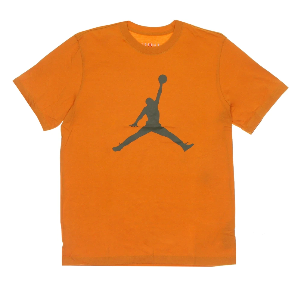 Jordan Jumpman Crew T-shirt Licht Curry Olijf Orange Heren