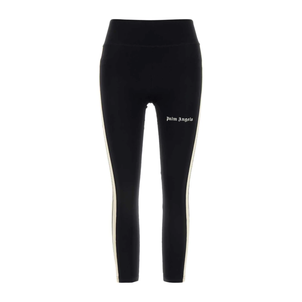 Palm Angels Stretch Nylon Leggings Black Dames
