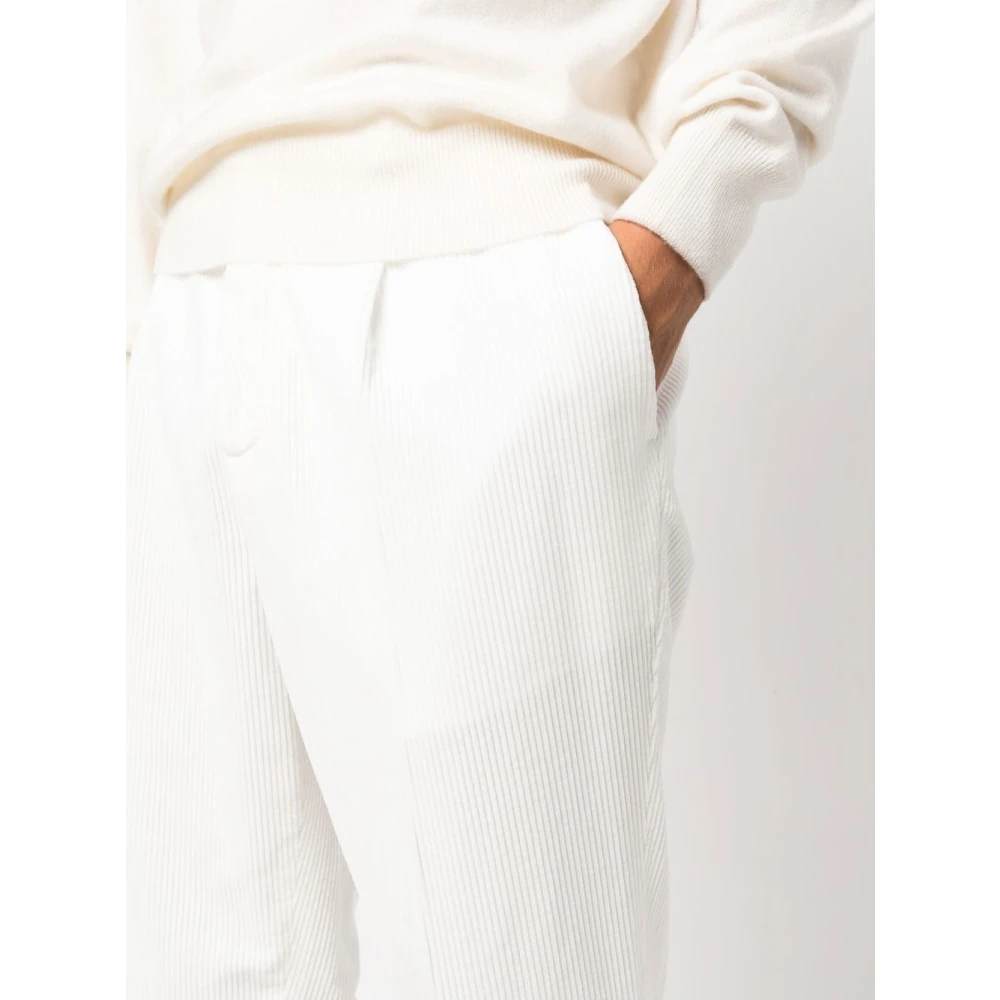 BRUNELLO CUCINELLI Elegante Broek Beige Heren