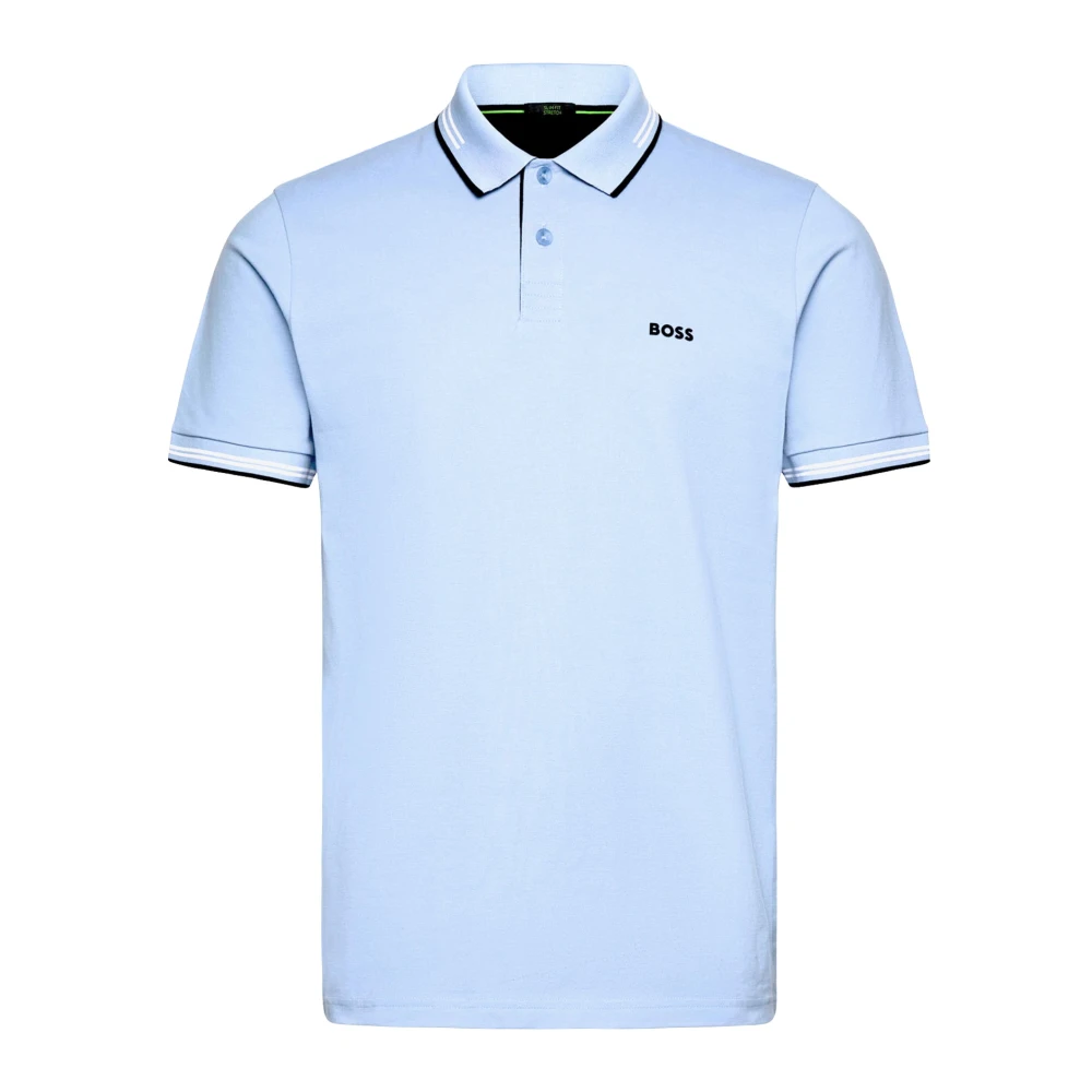 Hugo Men's Blue Polo Shirts, 2XL, Stretch Cotton Polo Shirt