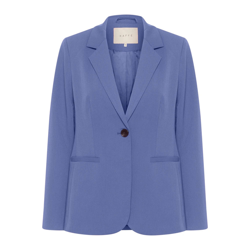 Blå Indigo Blazer Jakke