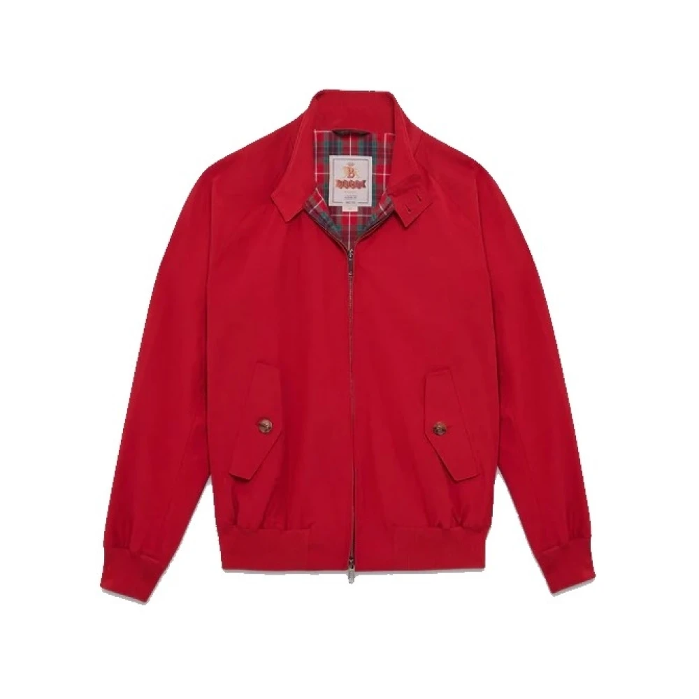 Baracuta Klassieke Harrington-jas met verbeterde draagbaarheid Red Heren