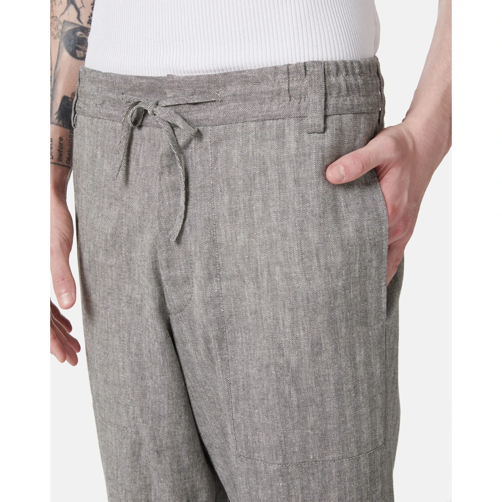 Iceberg Stretch keperstof cargobroek met pasvorm Gray Heren