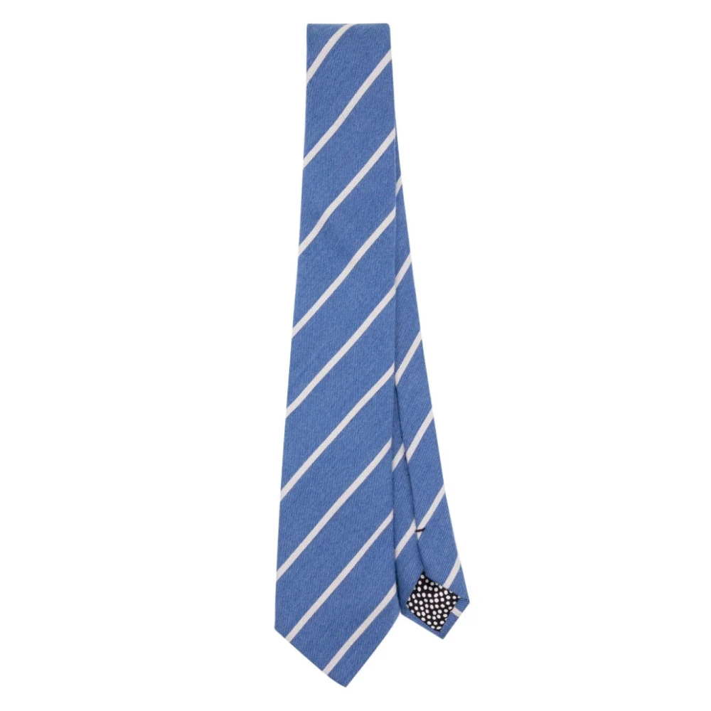 PS By Paul Smith Blauw Gestreepte Heren Stropdas Multicolor Heren
