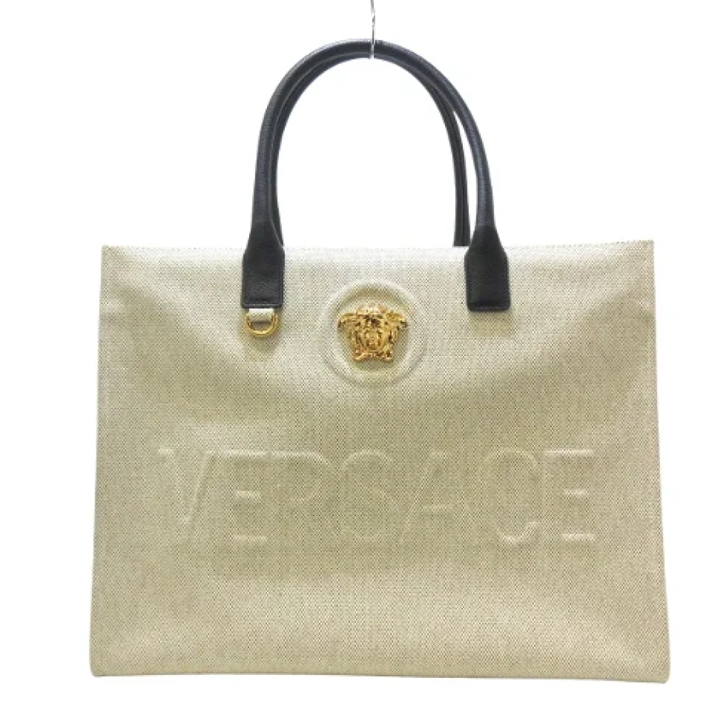 Versace Pre-owned Canvas totes Beige Dames