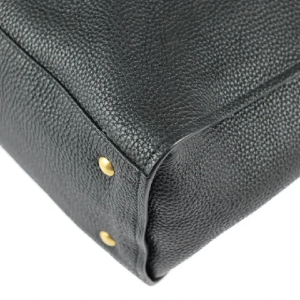 Salvatore Ferragamo Pre-owned Fabric shoulder-bags Black Dames