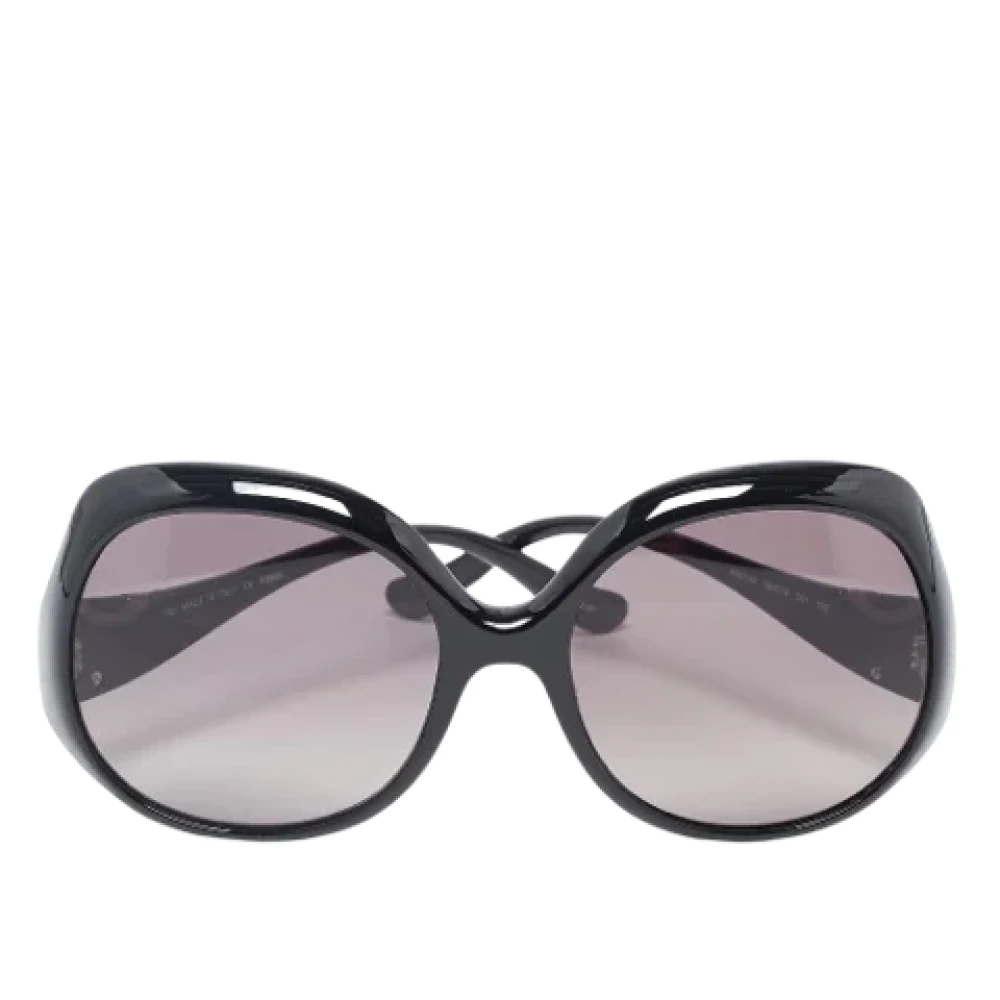 Fendi Vintage Pre-owned Acetate sunglasses Black Dames