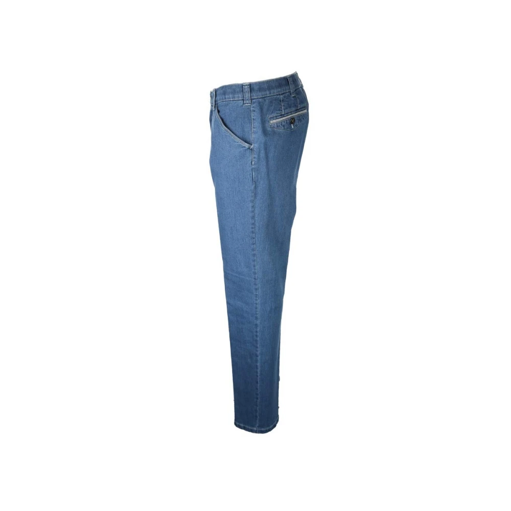 Meyer Chiffon Broek Blue Heren
