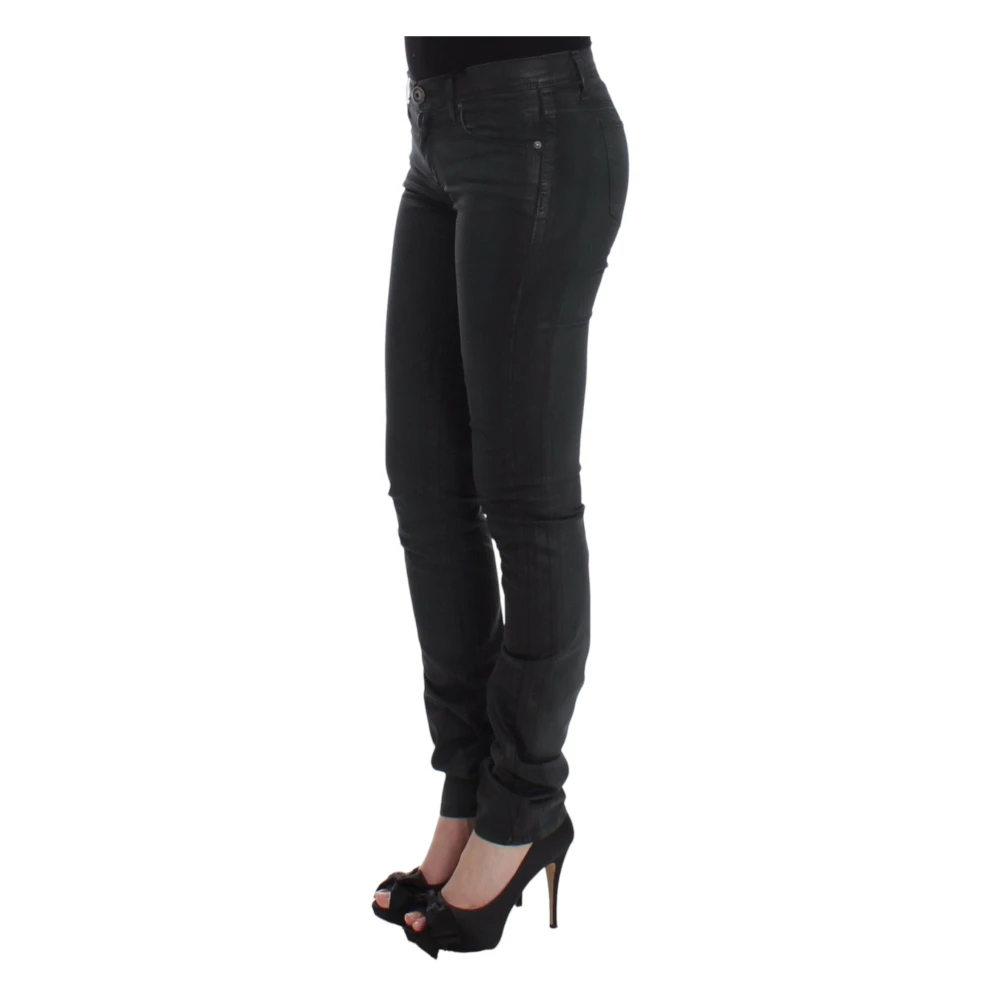 Ermanno Scervino Donkergroene Slim Fit Jeans Green Dames