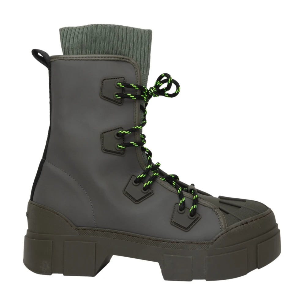 Vic Matié Groene Militaire Rock Trekking Laarzen Green Dames