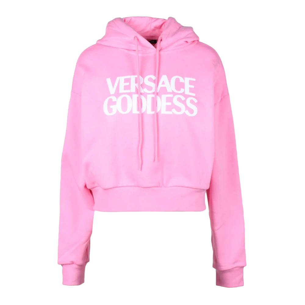 Versace Katoenen Collectie T-shirt Pink Dames
