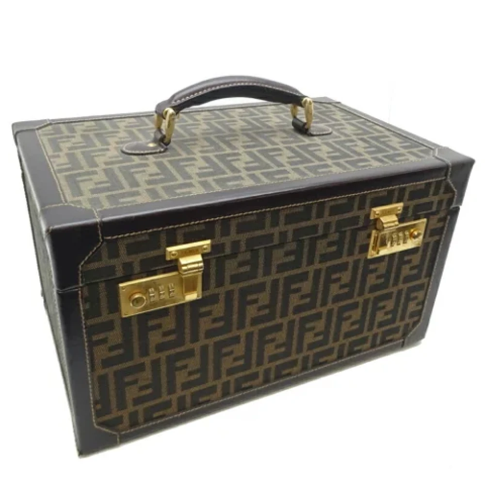 Fendi Vintage Pre-owned Leather fendi-bags Brown Dames