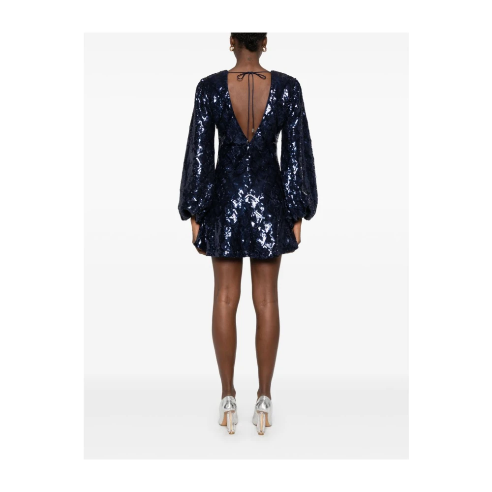 Rotate Birger Christensen Party Dress Blue Dames