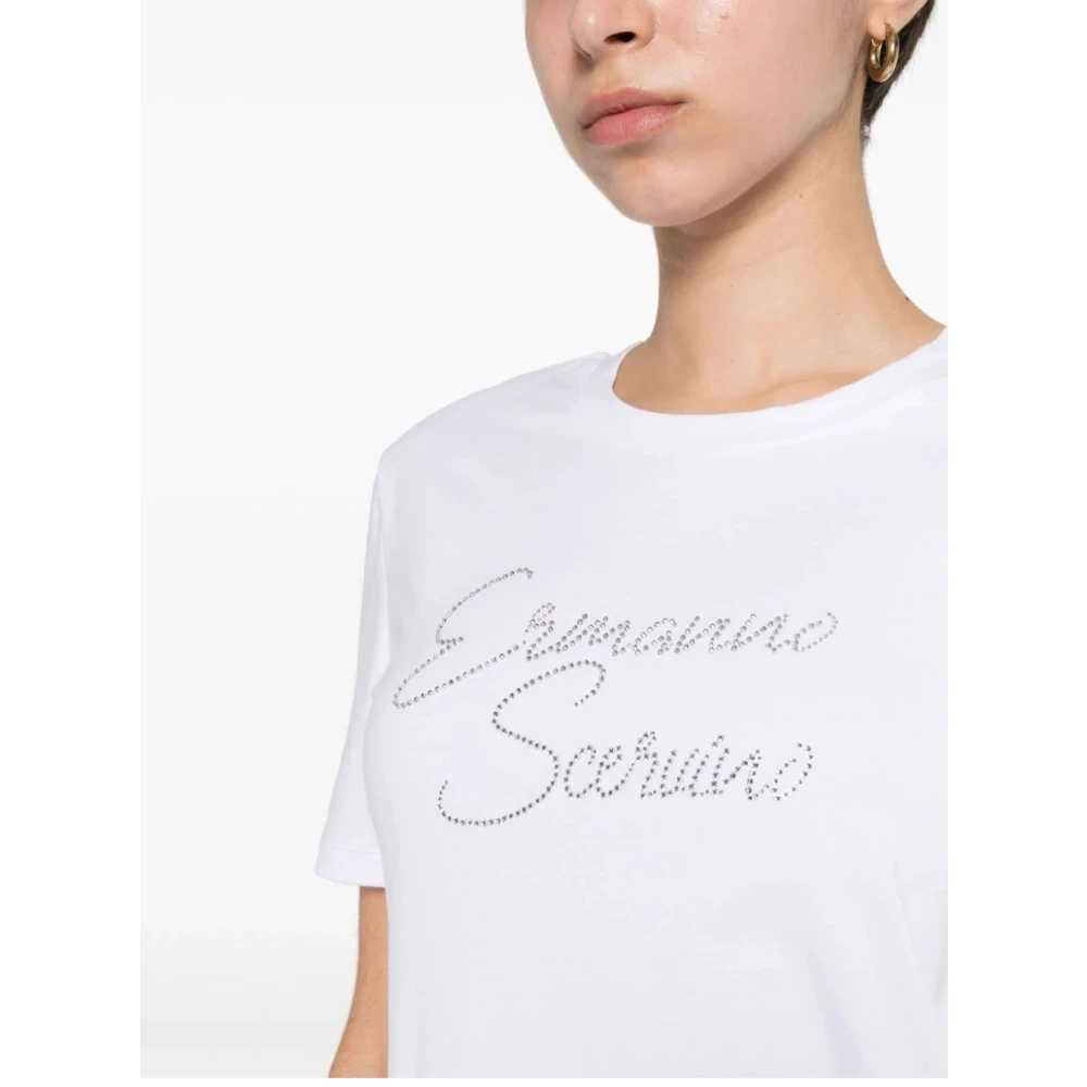 Ermanno Scervino Witte T-shirts & Polo's voor Vrouwen White Dames