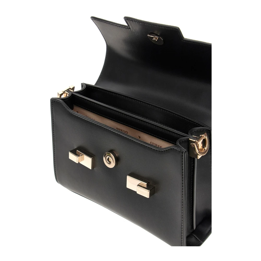 Guess Eco Mietta Kleine Schoudertas Zwart Black Dames