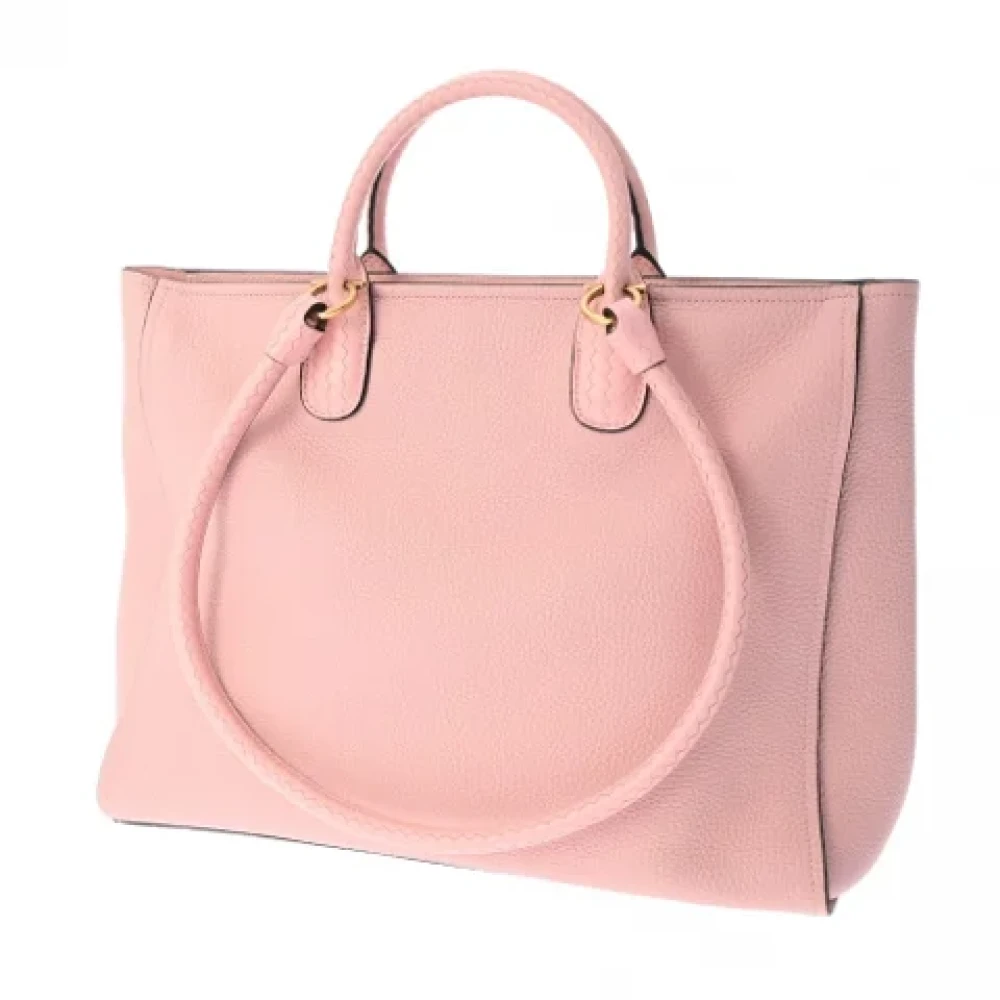 Salvatore Ferragamo Pre-owned Leather totes Pink Dames