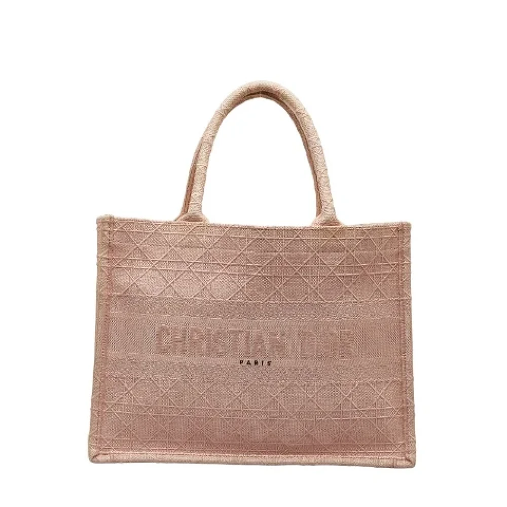 Dior Vintage Pre-owned Canvas totes Pink Dames